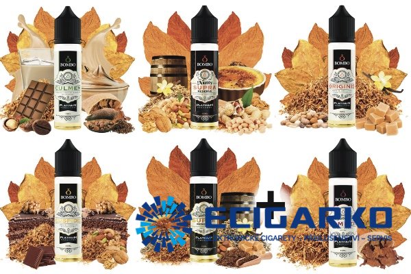 Bombo Platinum Tobaccos Shake and Vape 15/60ml 5+1 zdarma