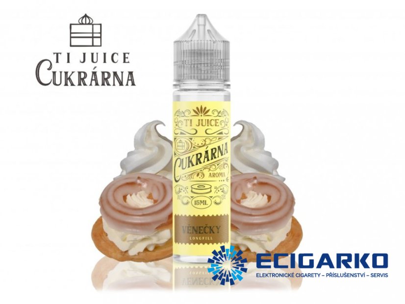 Ti Juice Cukrárna Shake and Vape 10/60ml Věnečky