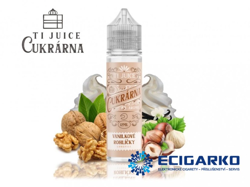 Ti Juice Cukrárna Shake and Vape 10/60ml Vanilkové rohlíčky