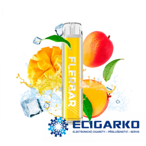 Flerbar jednorázová e-cigareta Mango Ice 20mg