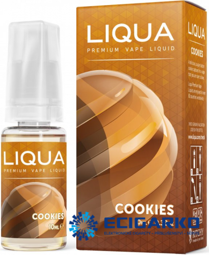 E-liquid Liqua Cookies (Sušenka) 10ml - Síla nikotínu: 6mg