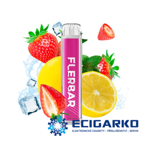 Flerbar jednorázová e-cigareta Strawberry Lemonade 20mg
