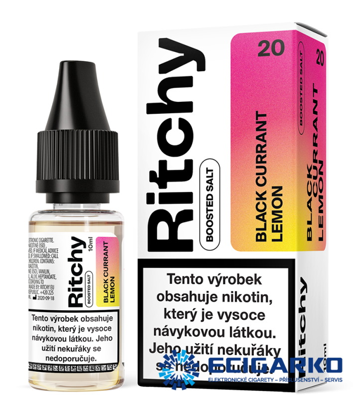 Ritchy SALT Black Currant Lemon 10ml - Síla nikotínu: 10mg
