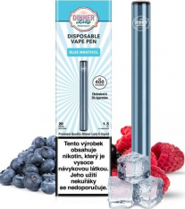 Dinner Lady Vape Pen jednorázová e-cigareta 20mg Blue Menthol
