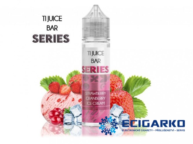 Ti Juice Bar Series Shake and Vape 10/60ml Strawberry Cranberry Ice Cream
