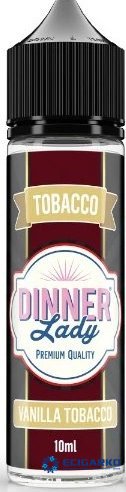 Dinner Lady Tobacco Shake and Vape 10/60ml Vanilla Tobacco