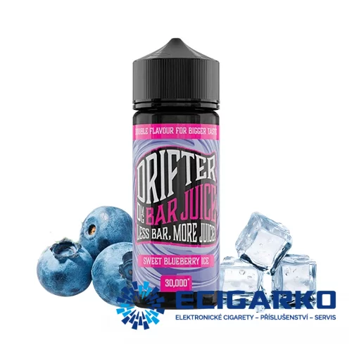 Juice Sauz Drifter Bar Shake and Vape 24/120ml Sweet Blueberry Ice