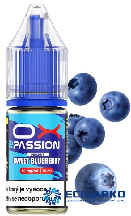 OXVA OX PASSION SALT Sweet Blueberry 10ml - Síla nikotínu: 20mg