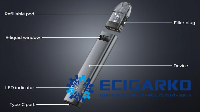 Uwell Caliburn A2S POD 520mAh