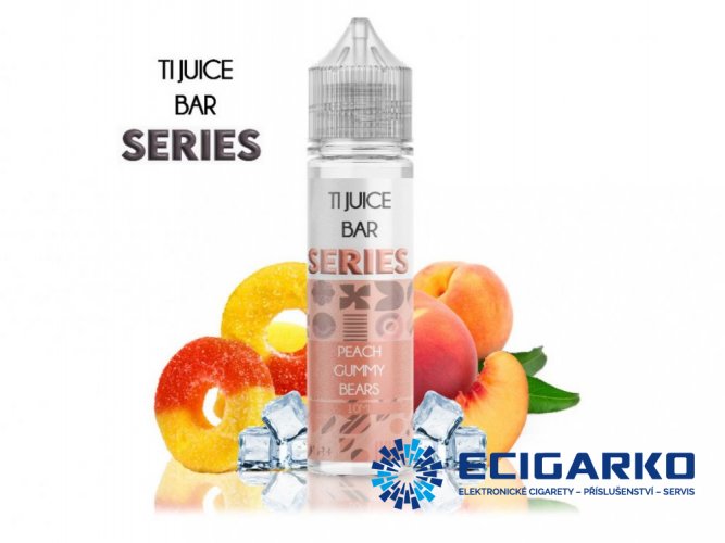 Ti Juice Bar Series Shake and Vape 10/60ml Peach Gummy Bears