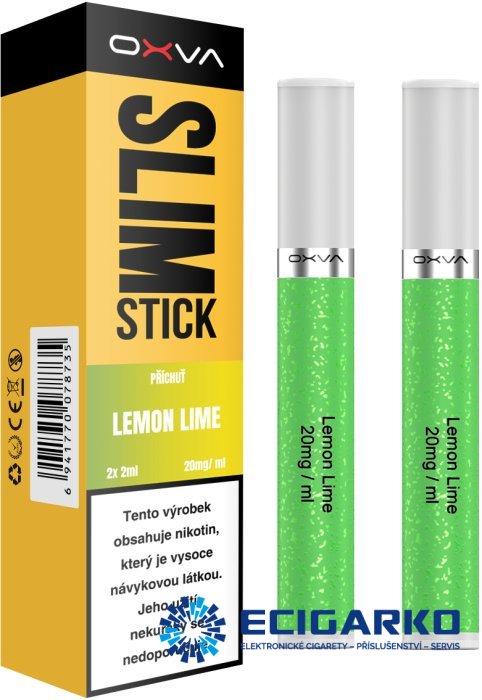 OXVA Slimstick 2x cartridge Lemon Lime 20mg