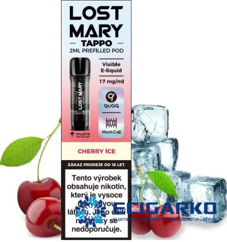 Lost Mary Tappo 1x cartridge Cherry Ice 17mg