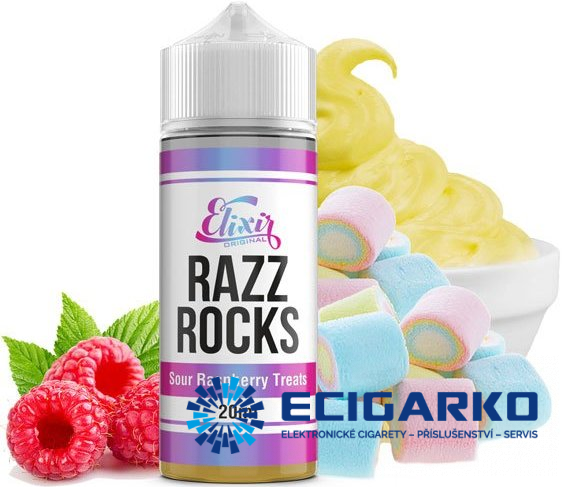 Infamous Elixir Shake and Vape 20/120ml Razzrocks