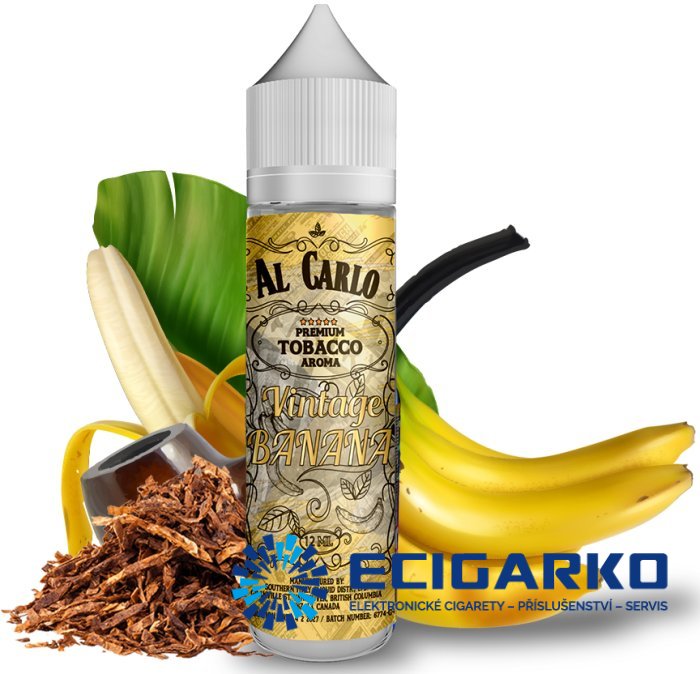Al Carlo Shake and Vape 12/60ml Vintage Banana