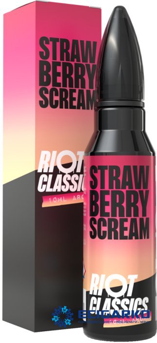 Riot Squad Shake and Vape 10/60ml Strawberry Scream