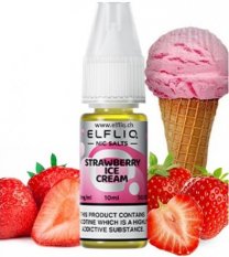 Elf Bar Elfliq SALT Strawberry Ice Cream (Strawberry Snoow) 10ml