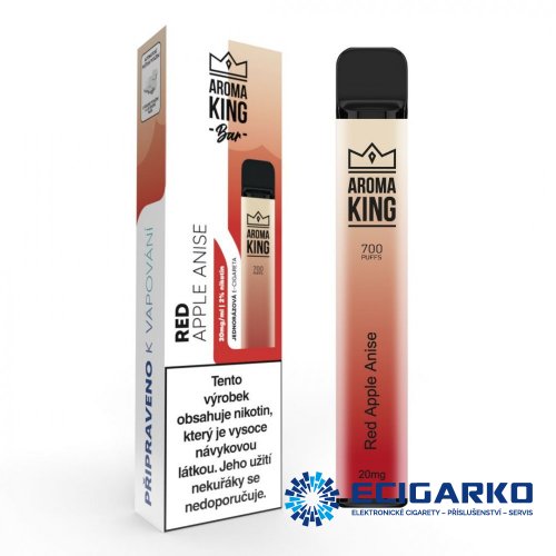 Aroma King AK Classic jednorázová e-cigareta Red Apple Anise 20mg