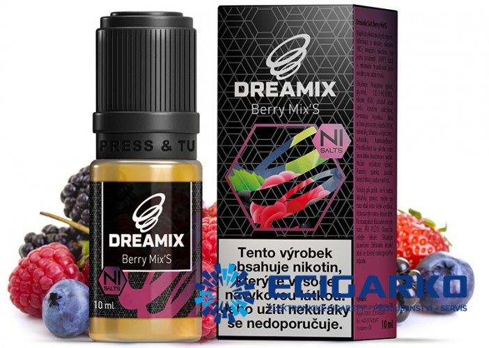 Dreamix SALT liquid 10ml Lesní směs (Berry Mix'S) - Síla nikotínu: 20mg