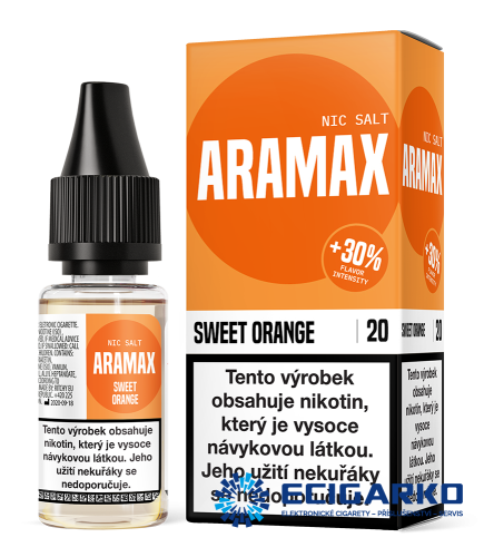 Aramax SALT Sweet Orange 10ml - Síla nikotínu: 10mg