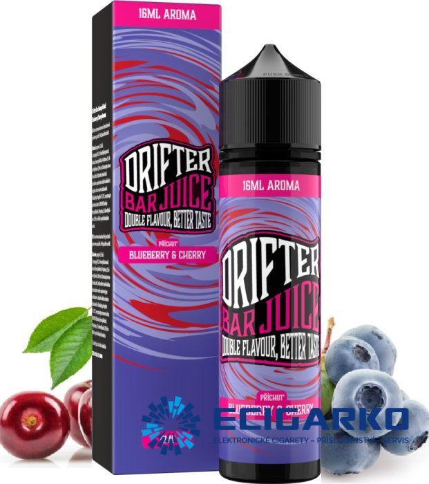 Juice Sauz Drifter Bar Shake and Vape 16/60ml Blueberry Cherry