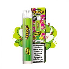 Kurwa Collection jednorázová e-cigareta Sour Apple 20mg