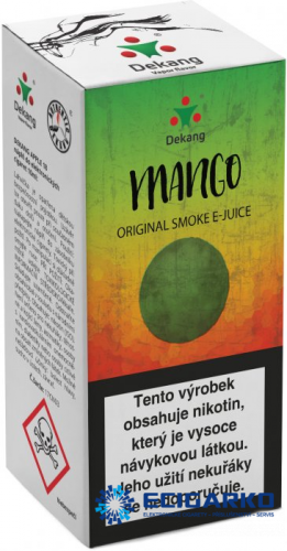 E-liquid Dekang 10ml Mango - Síla nikotínu: 0mg