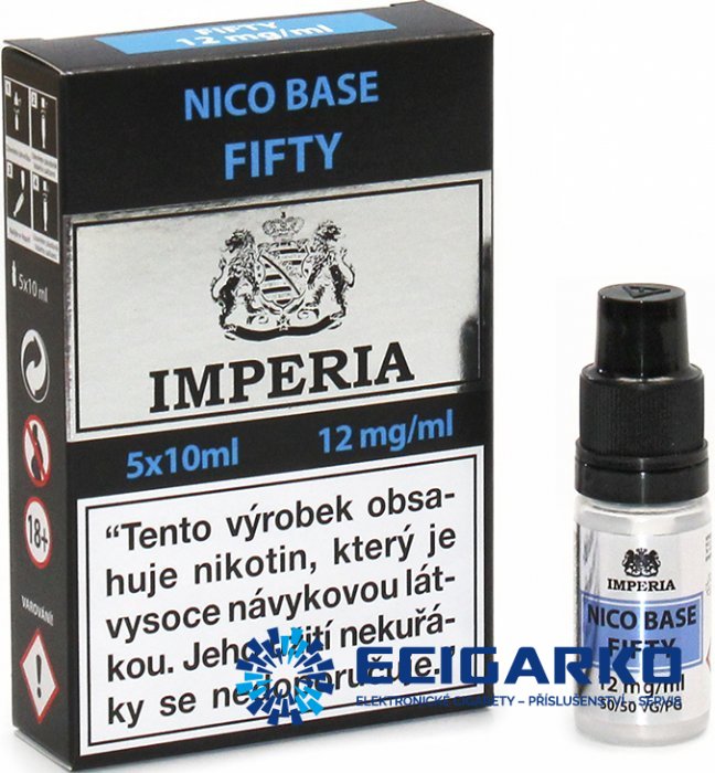 Imperia Nikotinová báze Fifty 5x10ml PG50/VG50 12mg