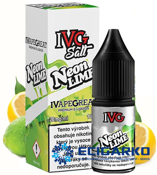 IVG SALT Neon Lime 10ml - Síla nikotínu: 20mg