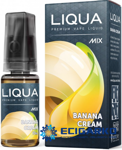 Liquid Liqua New Mix Banana Cream 10ml - Síla nikotínu: 0mg