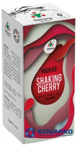 Dekang High VG 10ml Shaking Cherry (Koktejlová třešeň) - Síla nikotínu: 0mg