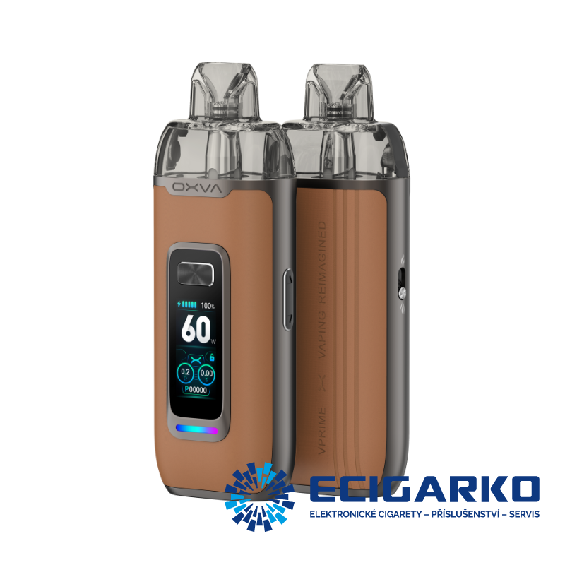 OXVA VPrime POD 2600mAh - Barva produktu: Hnědá OXVA VPrime POD 2600mAh - Barva produktu: Hnědá