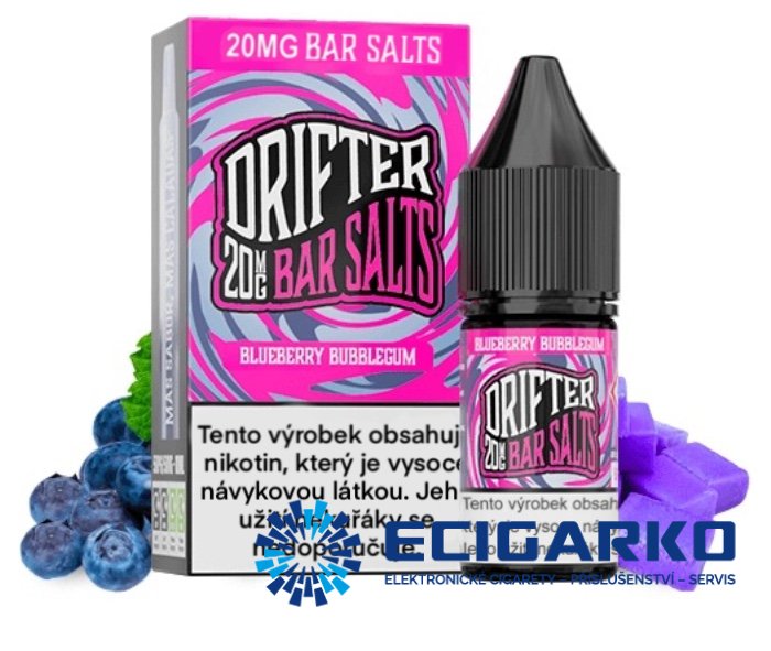 Drifter Bar Salts SALT Blueberry Bubblegum 10ml Drifter Bar Salts SALT Blueberry Bubblegum 10ml