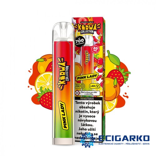 Kurwa Collection jednorázová e-cigareta Pink Lady 20mg