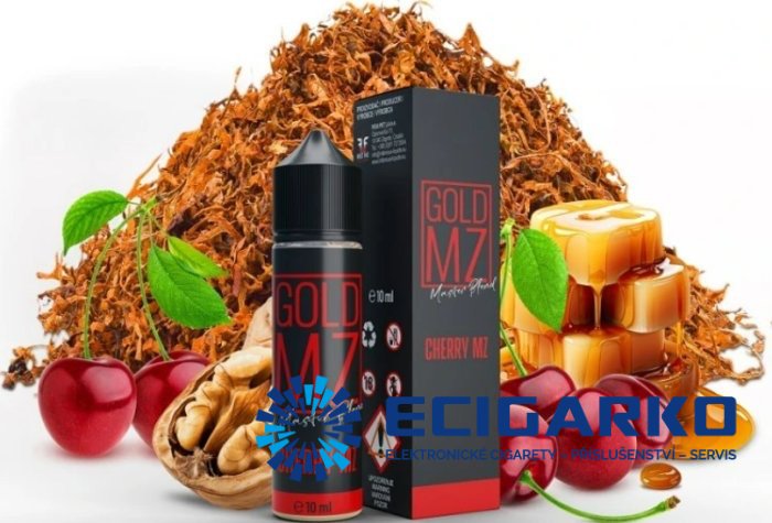 Infamous Originals Shake and Vape 10/60ml Gold MZ Tobacco with Cherry