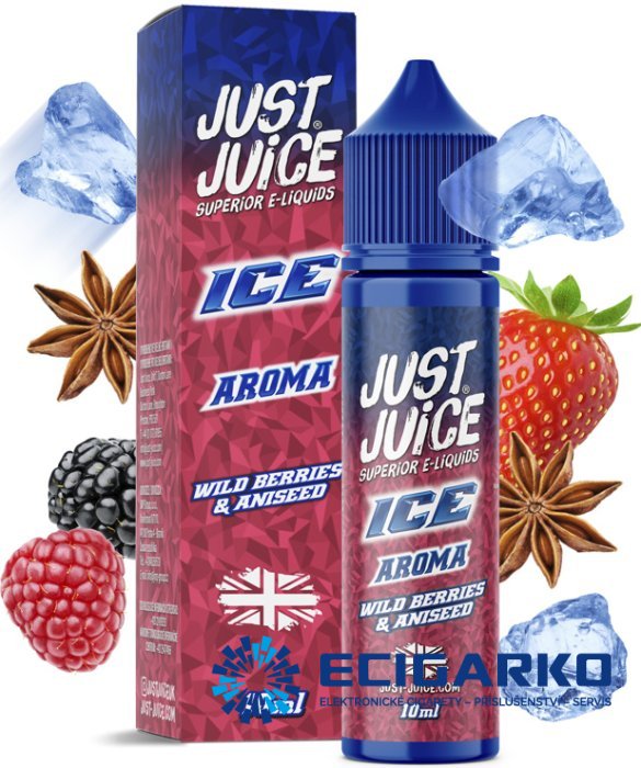 Just Juice Shake and Vape 10/60ml ICE Wild Berries & Aniseed