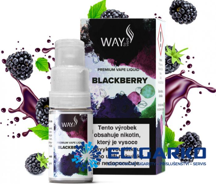 E-liquid Way to Vape Blackberry 10ml - Síla nikotínu: 6mg