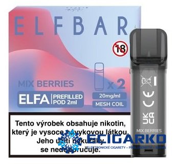 Elf Bar Elfa 2x cartridge Mix Berries 20mg