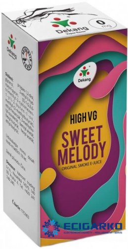 Dekang High VG 10ml Sweet Melody (Broskev s citrónem) - Síla nikotínu: 6mg