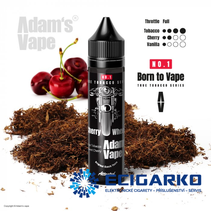 Adam's Vape Born to Vape Shake and Vape 10/60ml Cherry Wheels