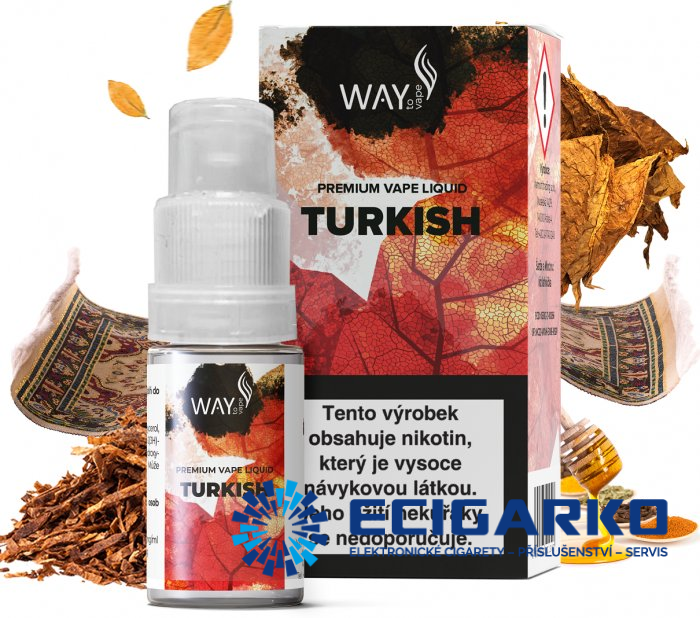 E-liquid Way to Vape Turkish 10ml - Síla nikotínu: 18mg