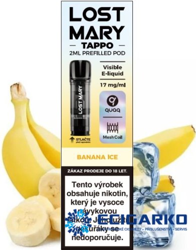 Lost Mary Tappo 1x cartridge Banana Ice 17mg