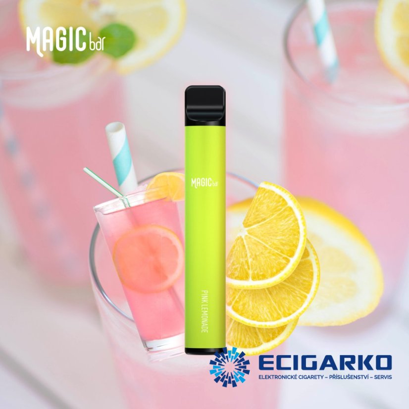 Magic Bar jednorázová e-cigareta Pink Lemonade 20mg