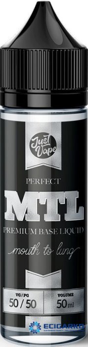 JustVape Báze 50ml VPG 50/50 0mg