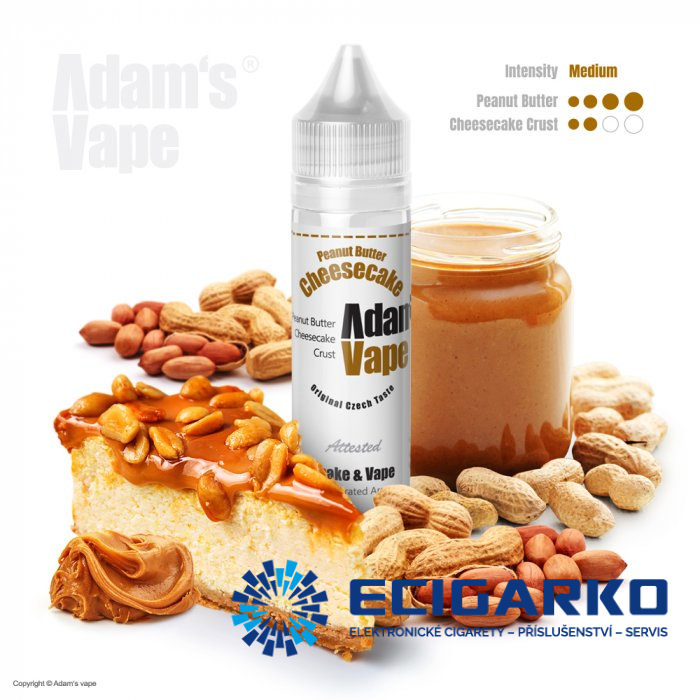 Adam's Vape Shake and Vape 10/60ml Peanut Butter Cheesecake