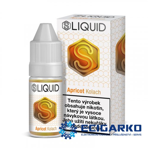 SLiquid SALT liquid 10ml Meruňkový koláč (Apricot Kolach) - Síla nikotínu: 20mg