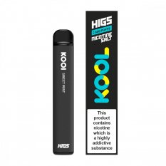 Higs KOOL jednorázová e-cigareta Sweet Mint 20mg