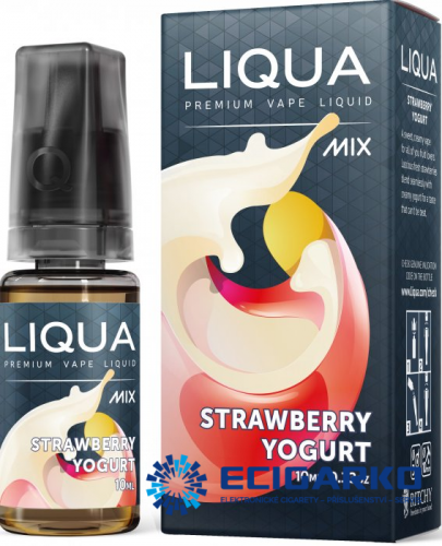 Liquid Liqua New Mix Strawberry Yogurt 10ml - Síla nikotínu: 3mg