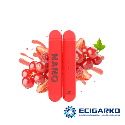 IJOY LIO NANO X jednorázová e-cigareta Red Fruits 20mg