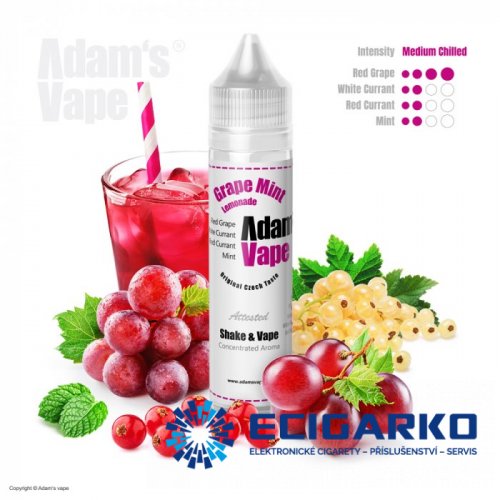 Adam's Vape Shake and Vape 12/60ml Grape Mint Lemonade