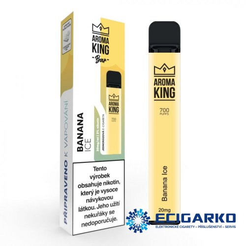Aroma King AK Classic jednorázová e-cigareta Banana Ice 20mg